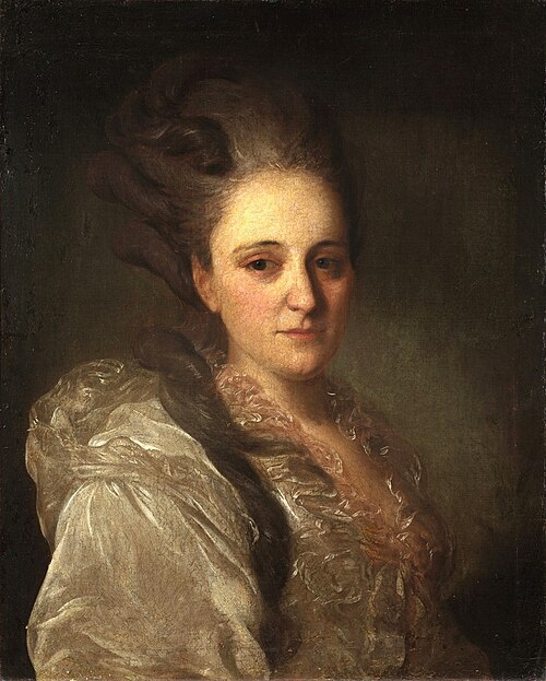 Porträt des Varvara Obreskova (c.1745-1815), 1777, Fedor Rokotov