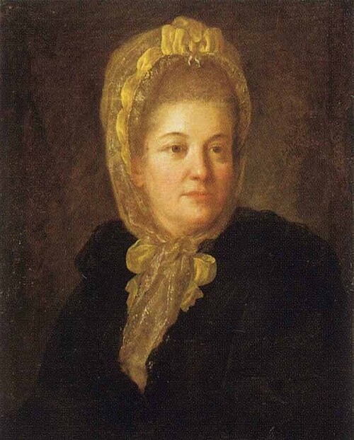 Porträt des Maria Vorontsov (nee Volyn) (1725-1792), 1760, Fedor Rokotov