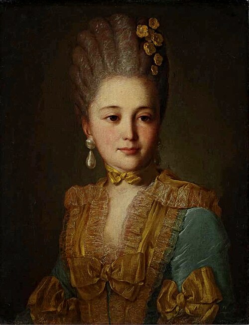 Portrait d'une femme inconnue, 1760, Fedor Rokotov