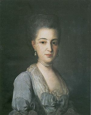 Portrait of Countess Anna. A. Tolstaya, 1760, Fedor Rokotov