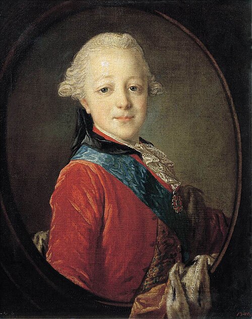 Portrait of Emperor Paul I as a Child, 1761, Fedor Rokotov