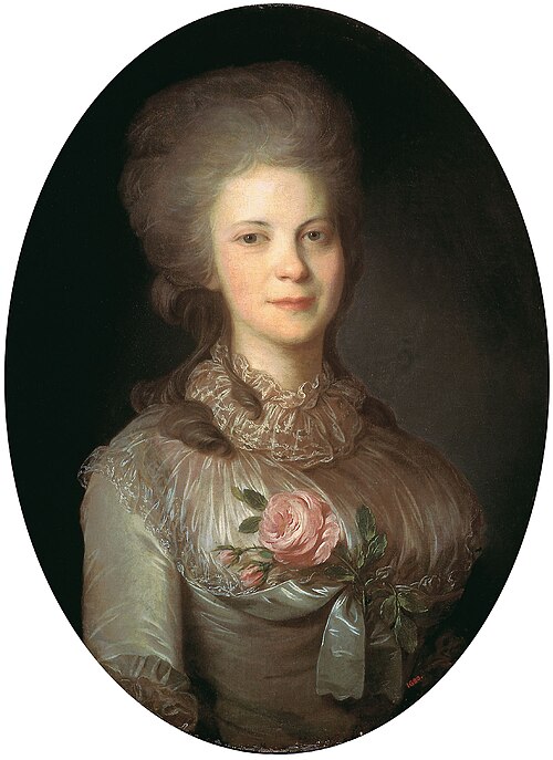 Portrait of Varvara Surovtseva, née Pashkova, 1787, Fedor Rokotov
