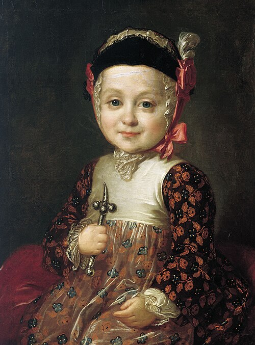 Portrait of Count Alexei Bobrinsky, Illegitimate Son of Catherine II and Count Grigory Orlov, in Chi, 1760, Fedor Rokotov
