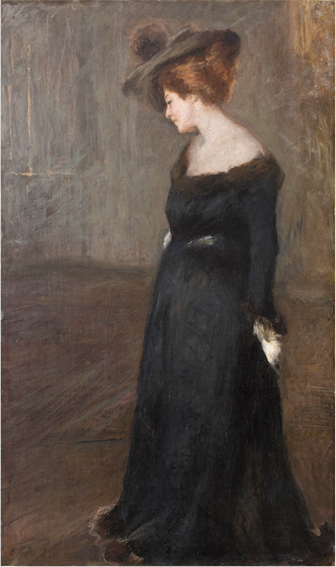 Portrait d'une dame, 1903, Emilio Gola