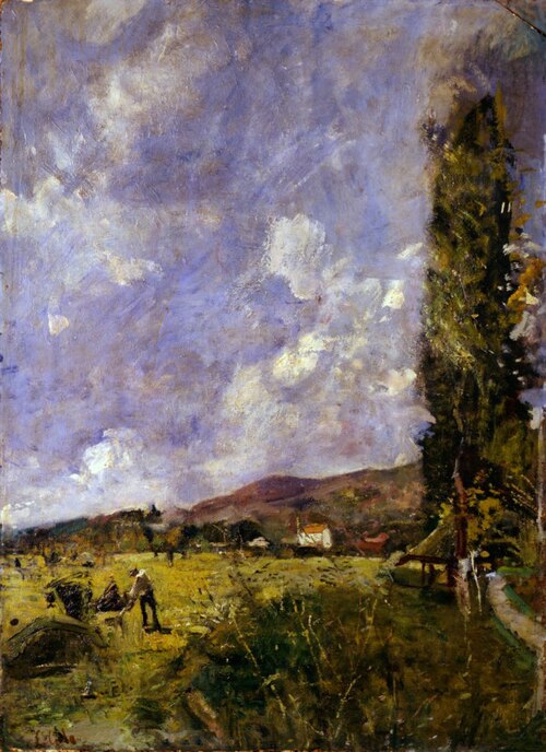 Il cipresso, 1915, Emilio Gola