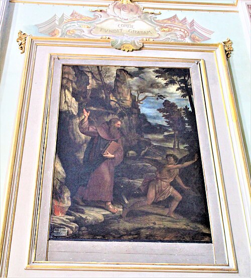 Sant'Antonio abate scaccia il demonio, , Enea Salmeggia