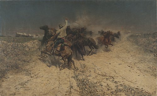 Horses, 1883, Enrico Coleman
