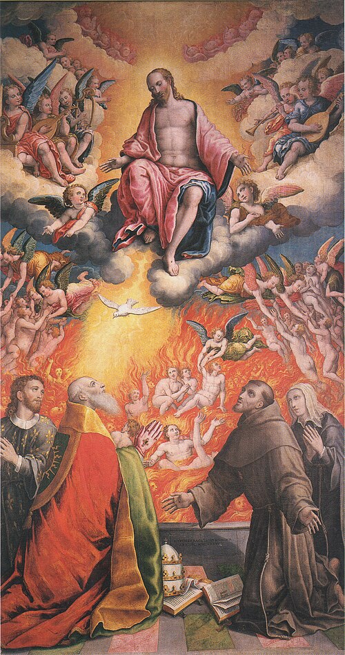 La Liberazione delle anime del Purgatorio, 1586, Ercole Ramazzani