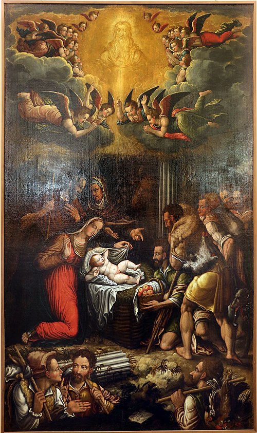 Adorazione dei pastori, 1568, Ercole Ramazzani