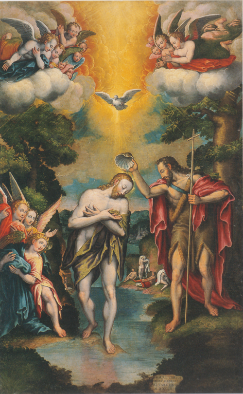Battesimo di Cristo, 1592, Ercole Ramazzani