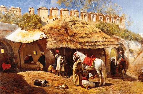 Blacksmith Shop at Tangiers, , Edwin Lord Weeks