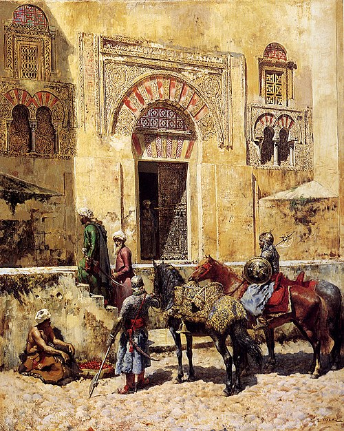 Entering the Mosque, 1885, Edwin Lord Weeks