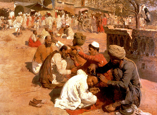 Indian Barbers, Saharanpore, , Edwin Lord Weeks