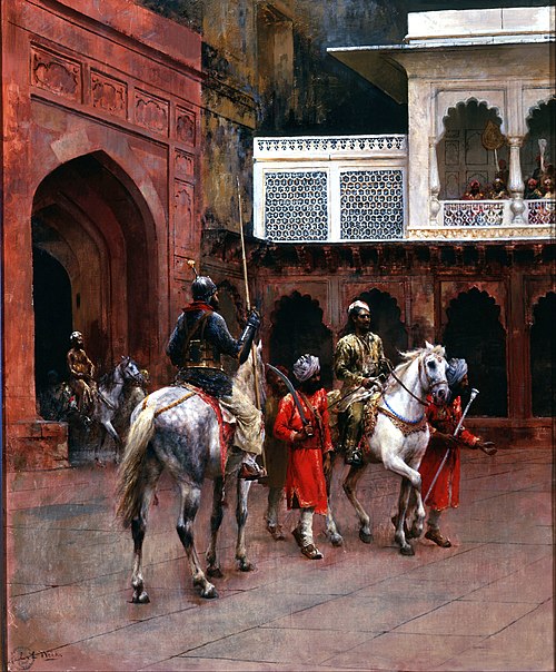 Indian Prince, Palace of Agra, 1883, Edwin Lord Weeks
