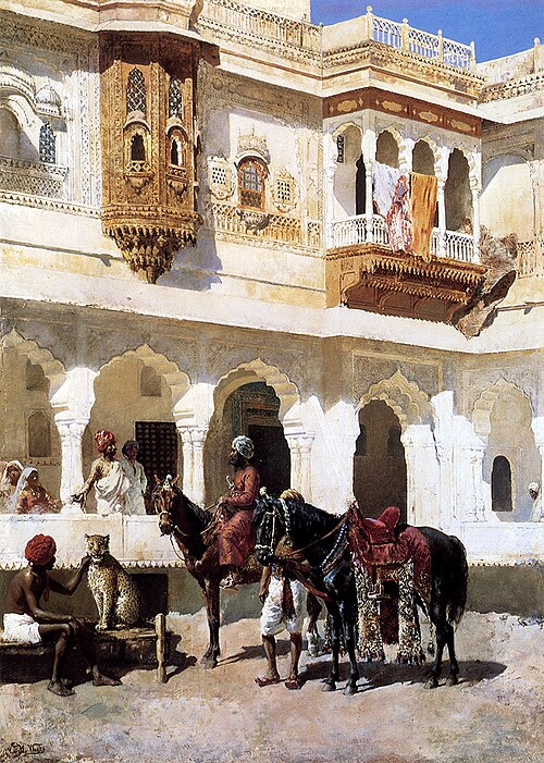 Leaving for the Hunt, , Edwin Lord Weeks