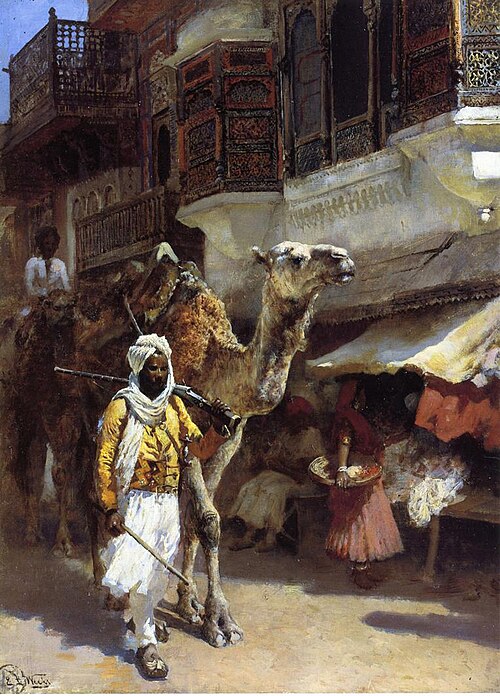 Man Leading a Camel, , Edwin Lord Weeks