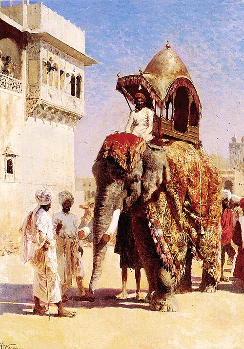 Mughal Elephant, , Edwin Lord Weeks