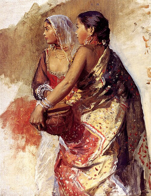 Two Nautch Girls, , Edwin Lord Weeks