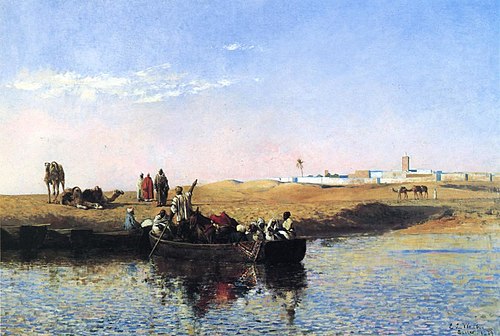 Scene at Sale Morocco, 1879, Edwin Lord Weeks