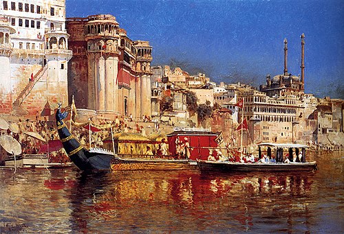 The Barge of the Maharaja of Benares, 1883, Edwin Lord Weeks