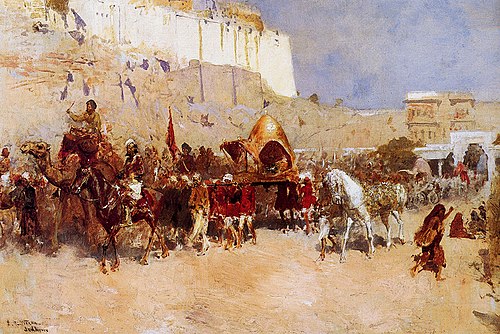 Wedding Procession, Jodhpur, , Edwin Lord Weeks
