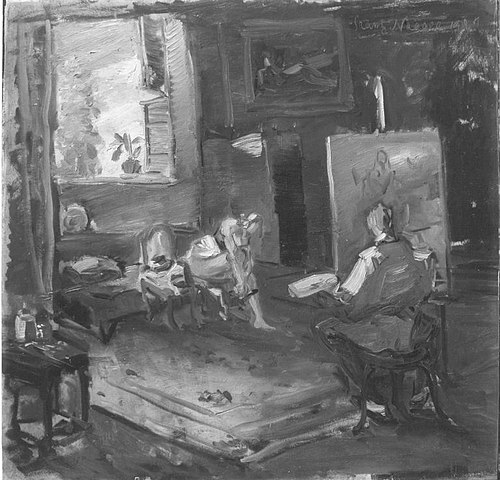 Ende der Sitzung, 1921, Franz Naager