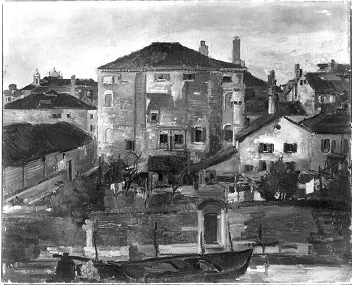 Venezianische Landschaft, 1903, Franz Naager