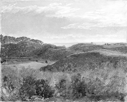 Landscape with Hills, 1855, Lorenz Frølich