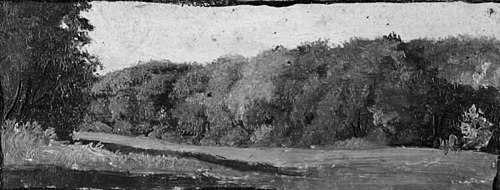 The Fringe of a Wood, 1871, Lorenz Frølich