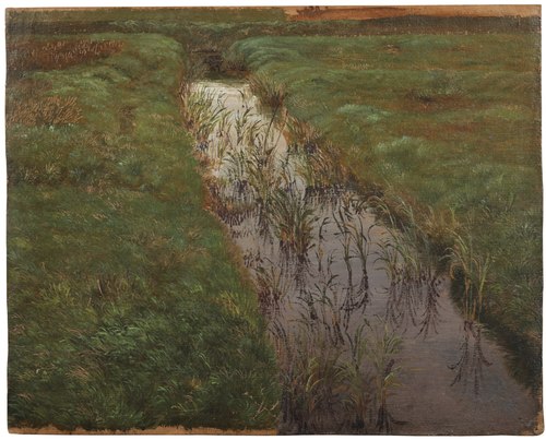 A Ditch, 1850, Lorenz Frølich