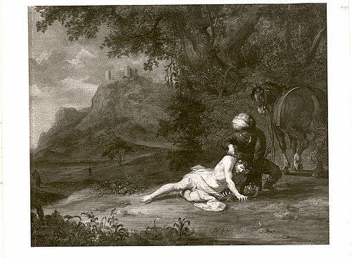 The good Samaritan figured, 1631, Ferdinand Bol