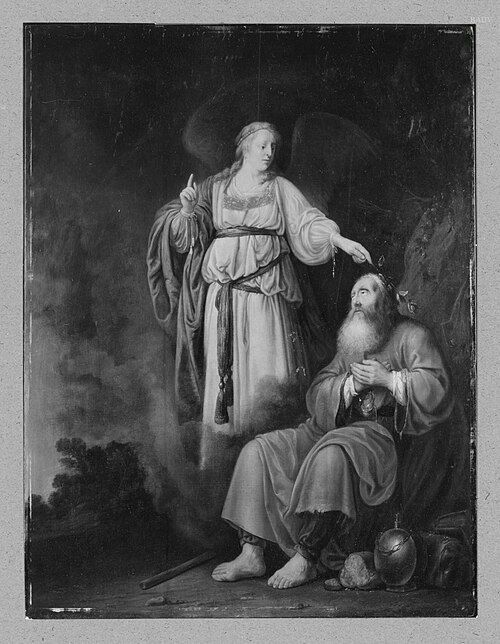 Hiob and the angel, 1641, Ferdinand Bol