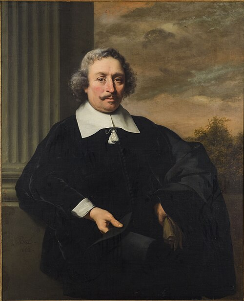 Portrait d'homme tenant un chapeau, 1662, Ferdinand Bol