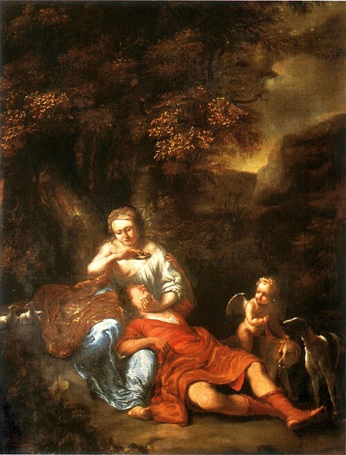 Venus and Adonis., 1630, Ferdinand Bol