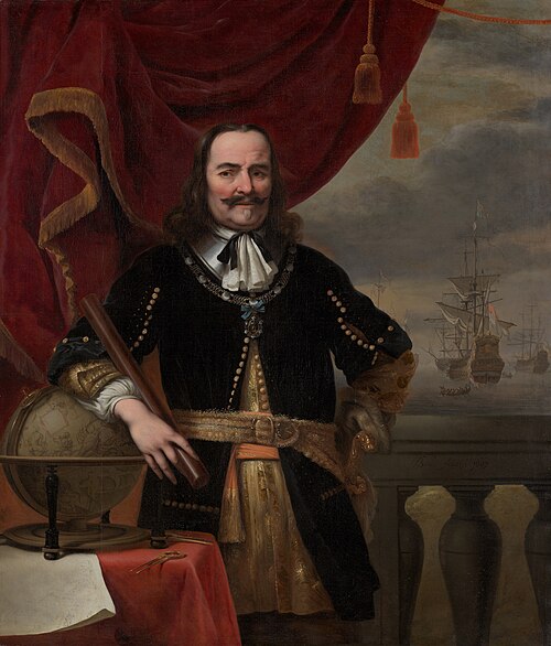 Portrait of Michiel de Ruyter (1607-1676), 1667, Ferdinand Bol
