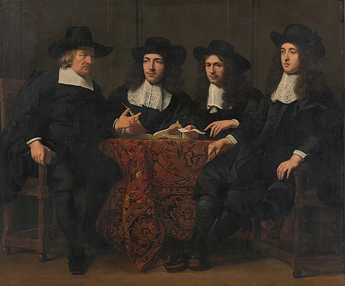 Four Regents of the Leprozenhuis, 1668, Ferdinand Bol
