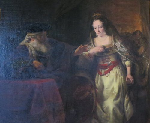Esther and Mordecai, 1654, Ferdinand Bol