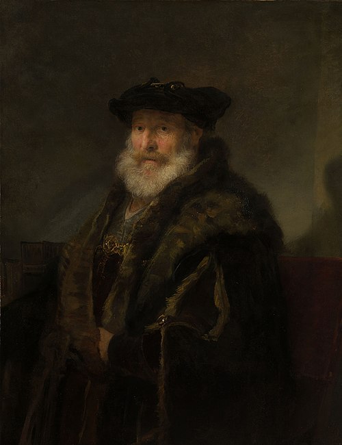 A Rabbi in a Fur Cloak, 1638, Ferdinand Bol