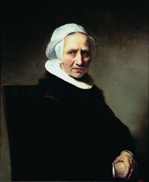 Portrait d'une femme âgée, 1640, Ferdinand Bol