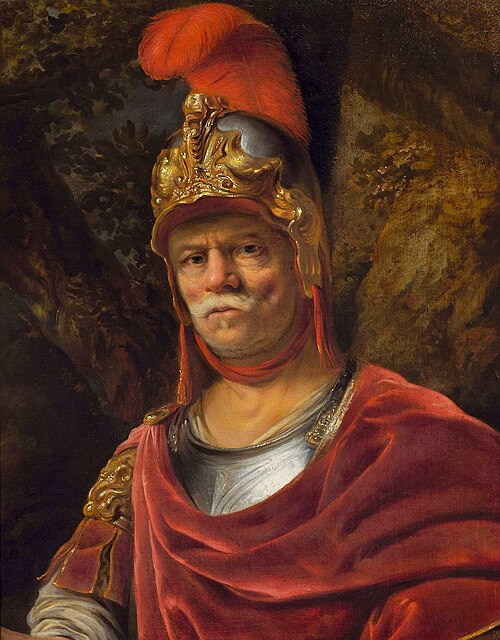 Homme en casque d'or (Mars)., 1655, Ferdinand Bol