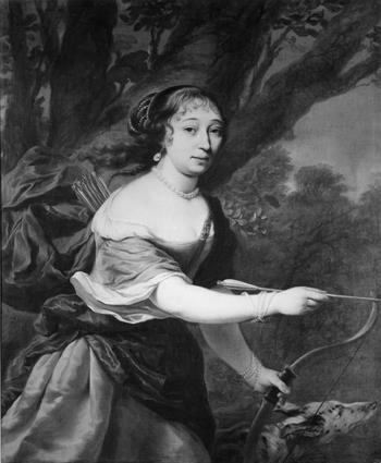 Portrait of a Woman as Diana, 1657, Ferdinand Bol