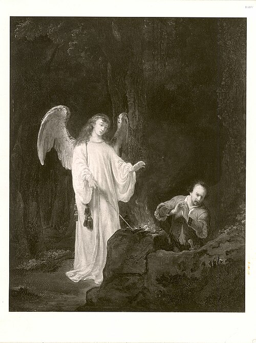 Angel appears to Zideon, 1640, Ferdinand Bol