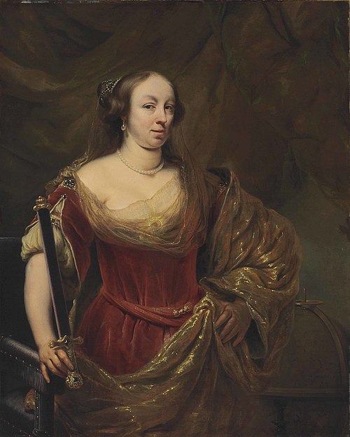 Portrait of Marie Louise Gonzaga de Nevers, 1650, Ferdinand Bol