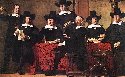 Governors of the Wine Merchant's Guild of Amsterdam, 1659, Ferdinand Bol