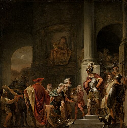 Scene from Ancient History (The Incorruptibility of Gaius Fabricius), 1650, Ferdinand Bol