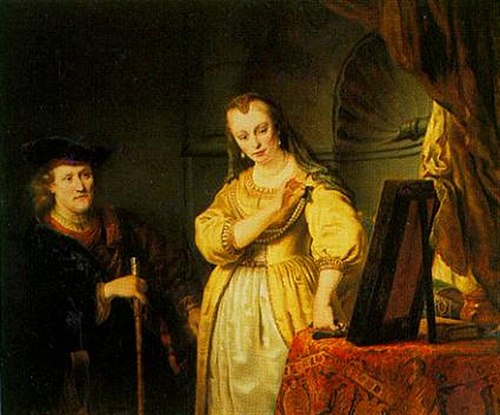 The Pearl Necklace, 1649, Ferdinand Bol