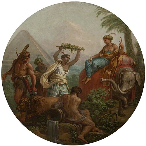 The Four Continents: Africa, 1767, Antonio Zucchi