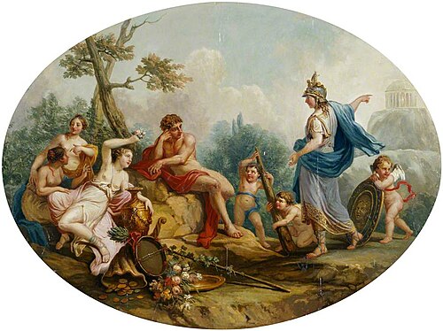 Hercules between Glory and the Passions, 1769, Antonio Zucchi