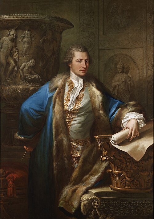 Porträt des James Adam, 1763, Antonio Zucchi