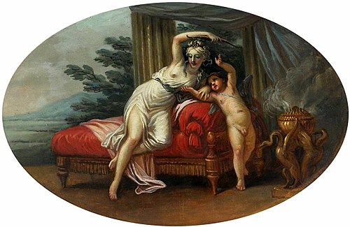 Venus and Cupid, 1774, Antonio Zucchi